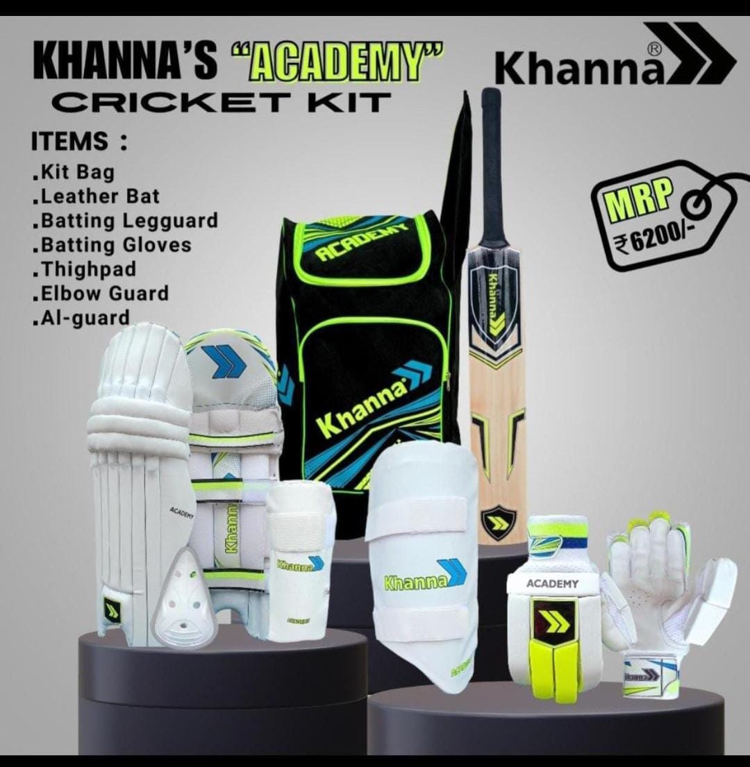Khanna's "Academy" Cricket Kit