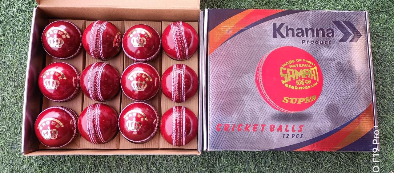 Khanna Samrat Super Leather Cricket Balls