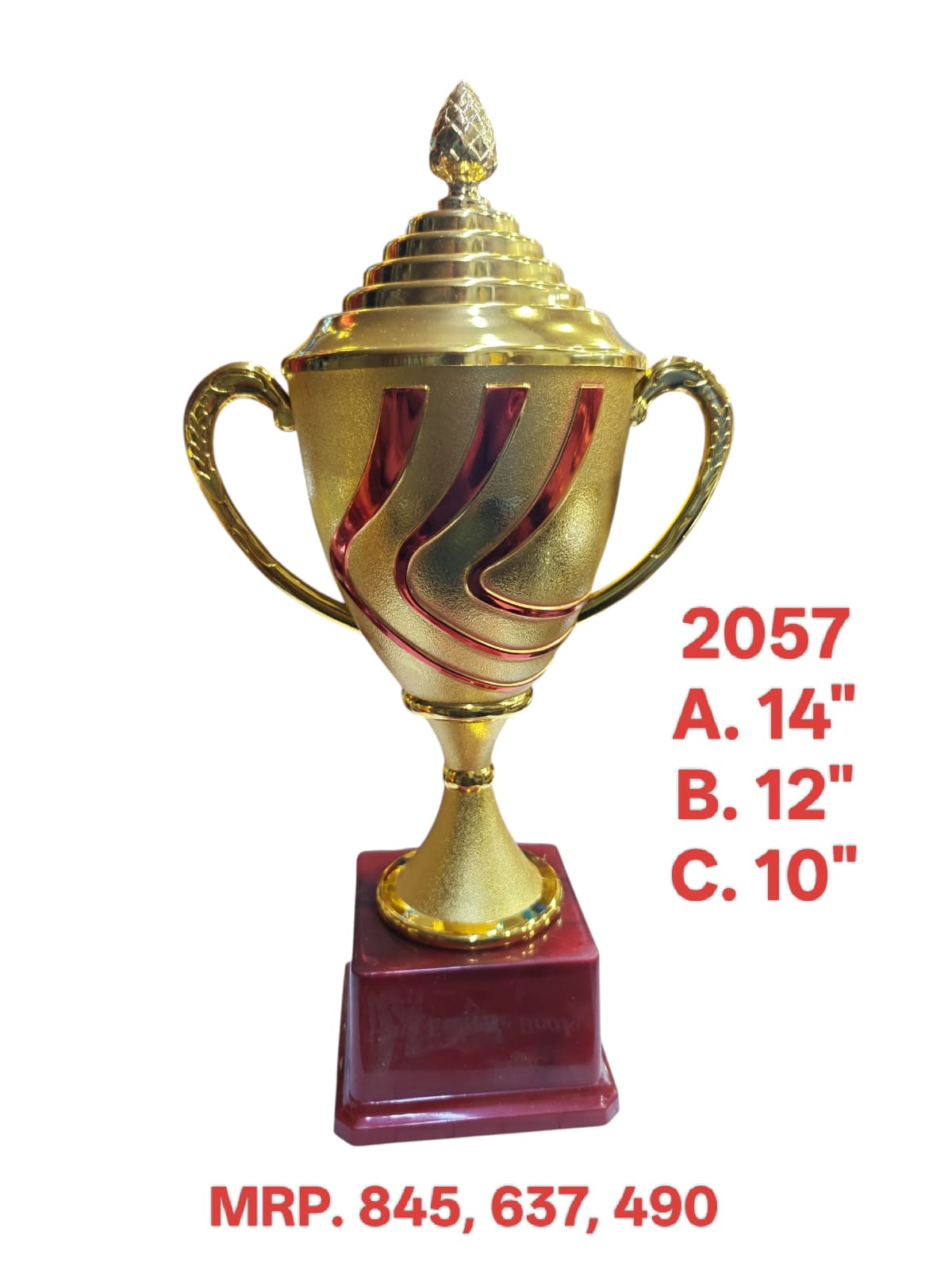 Grand Champion's Trophy Cup with Lid