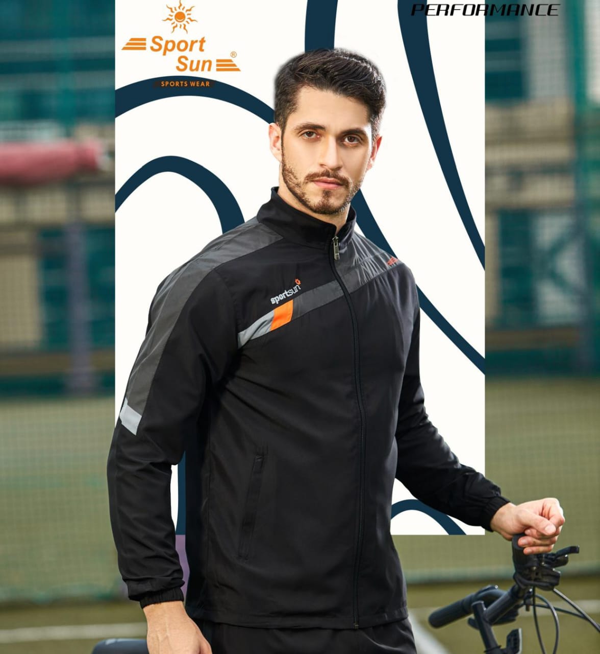 Sport Sun Men's Performance Track Jacket